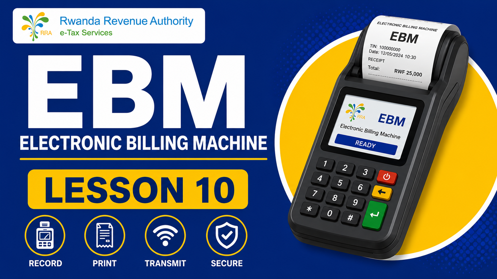 Electronic Billing Machine (EBM) Course Rwanda