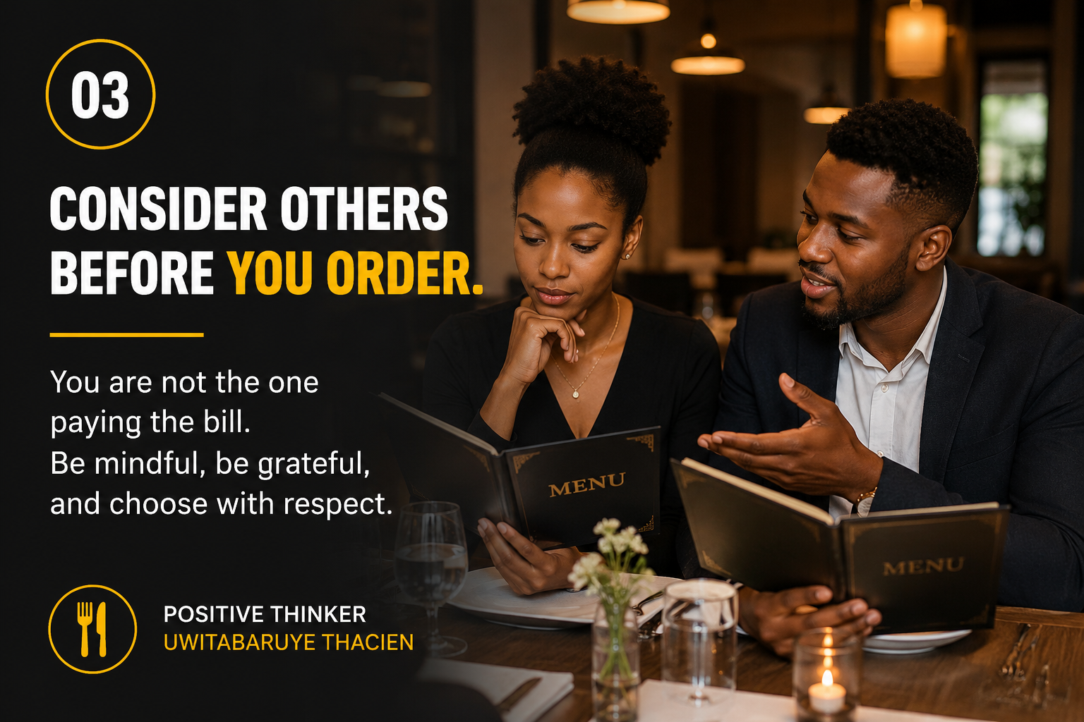Restaurant Etiquette