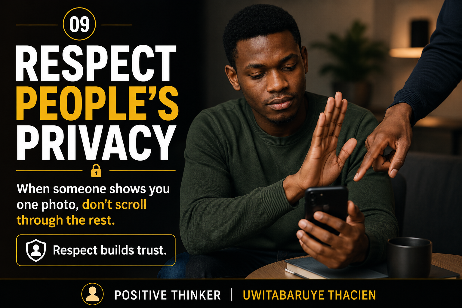 Respect People's Privacy